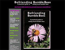 Tablet Screenshot of befriendingbumblebees.com
